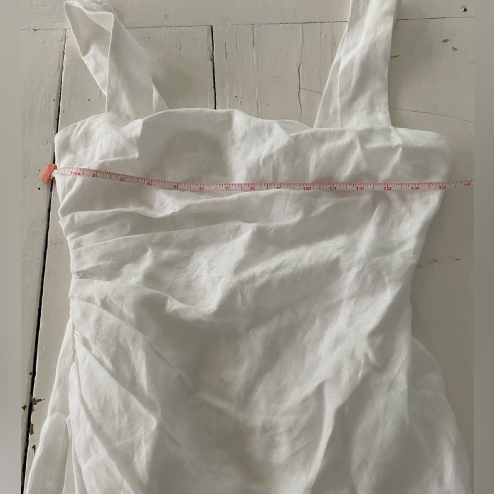 Reformation White Mini Dress 0 - Picture 7 of 9